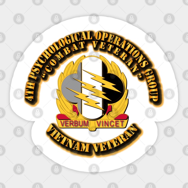 4th Psychological Operations Group without SVC Ribbon Sticker by twix123844